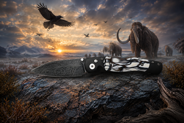 Button Lock Collection - VG-10 - Damasteel