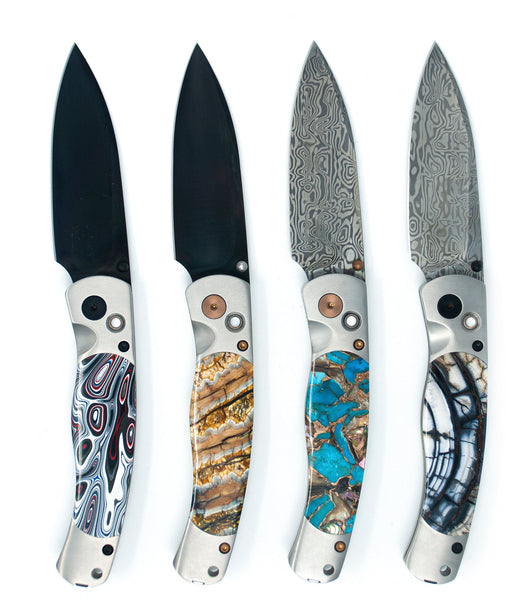 Button Lock Collection - VG-10 - Damasteel