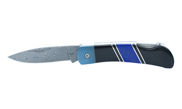 Titanium Damascus 3" Lock Back Jewelry Collection