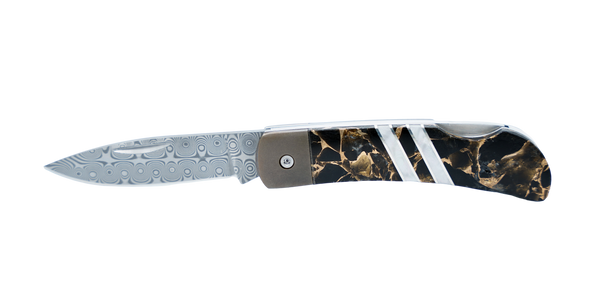 Titanium 3" Lock Back Gemstone Collection