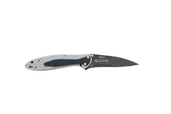 Damascus Blade Kershaw Leek- Fordite
