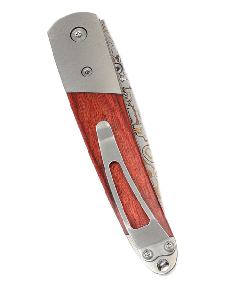 4" Copper & Brass Wave Liner Lock – Vein Turquoise