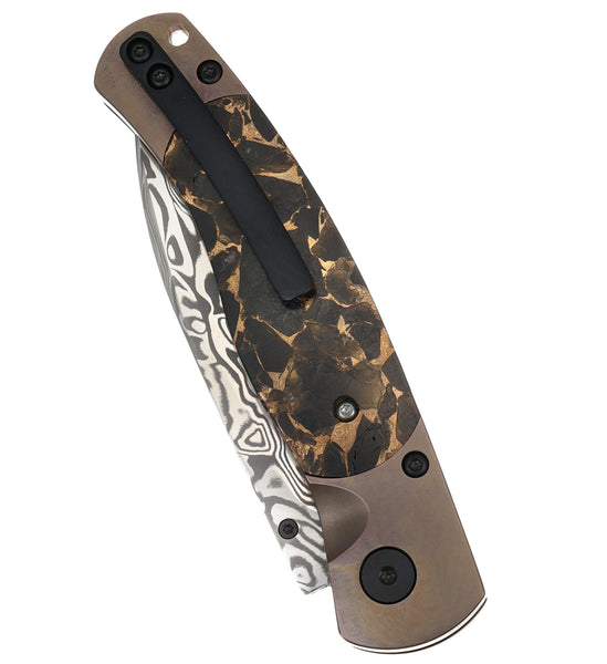 El Rey – Damasteel® Bi-Frost with Black Buffalo Bronze