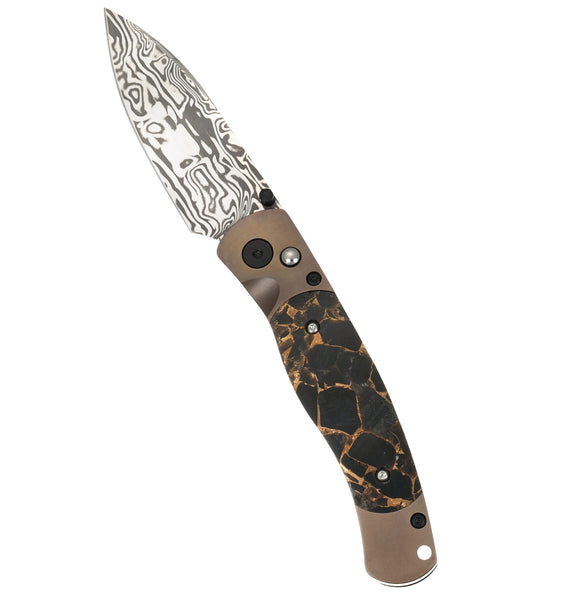 El Rey – Damasteel® Bi-Frost with Black Buffalo Bronze