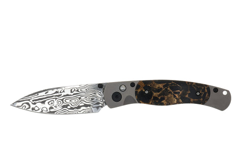 El Rey Damasteel® BiFrost  Black Buffalo | Bronze Accents