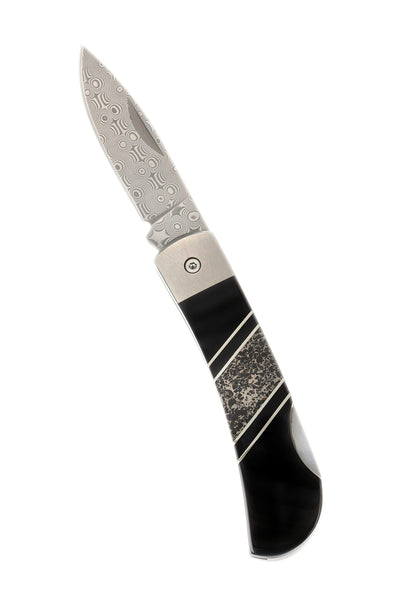 Titanium Damascus 3" Lock Back Jewelry Collection