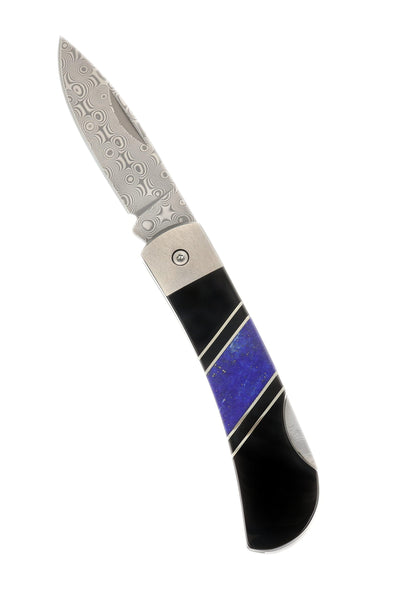 Titanium Damascus 3" Lock Back Jewelry Collection