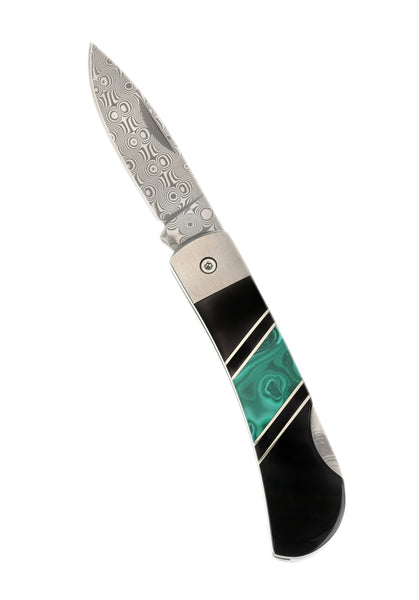 Titanium Damascus 3" Lock Back Jewelry Collection