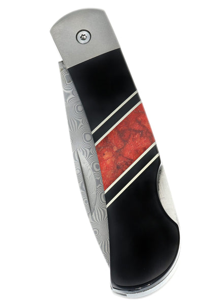 Titanium Damascus 3" Lock Back Jewelry Collection
