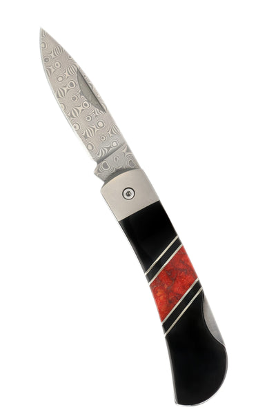 Titanium Damascus 3" Lock Back Jewelry Collection
