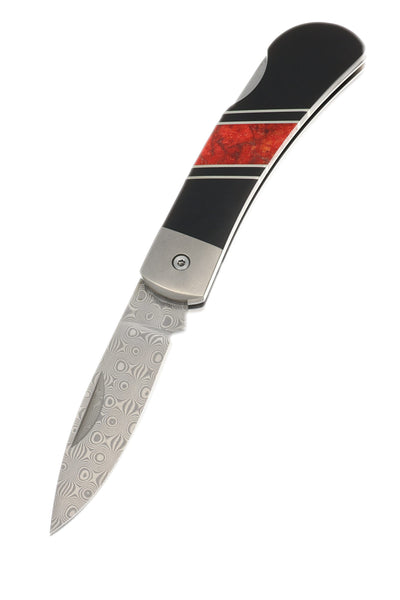 Titanium Damascus 3" Lock Back Jewelry Collection