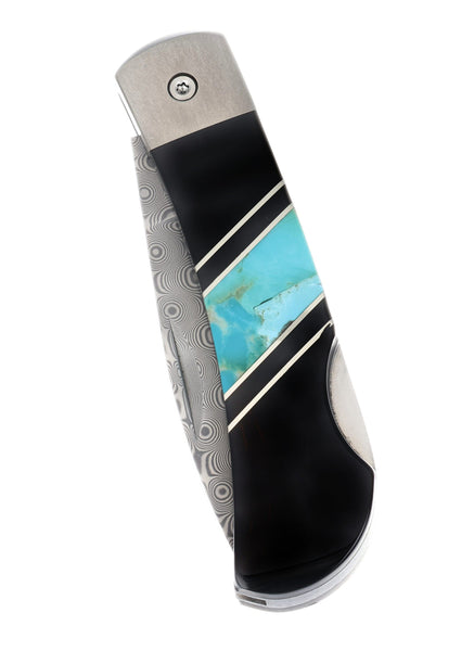 Titanium Damascus 3" Lock Back Jewelry Collection