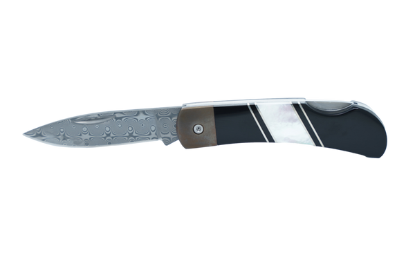 Titanium Damascus 3" Lock Back Jewelry Collection