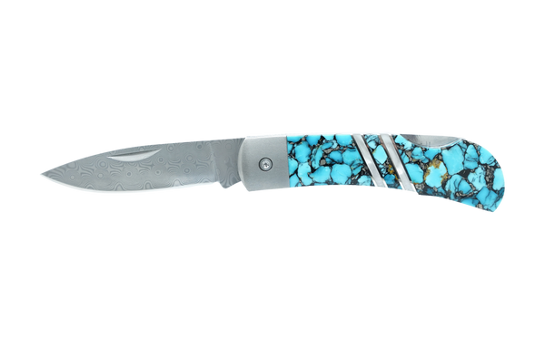 Titanium 3" Lock Back Gemstone Collection