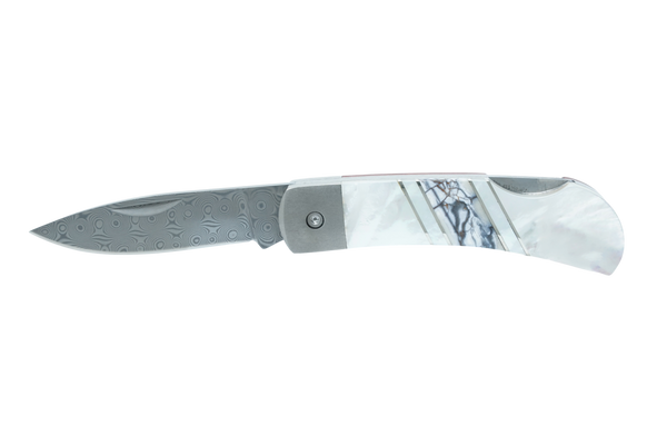 Titanium 3" Lock Back Gemstone Collection
