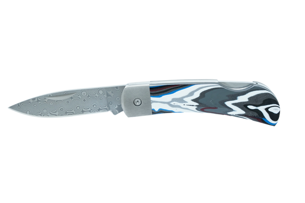 Titanium 3" Lock Back Fordite Collection