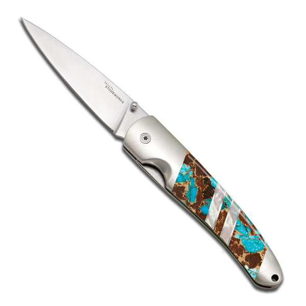 Gemstone Exotics Collection 4" Linerlock w/ pocket clip