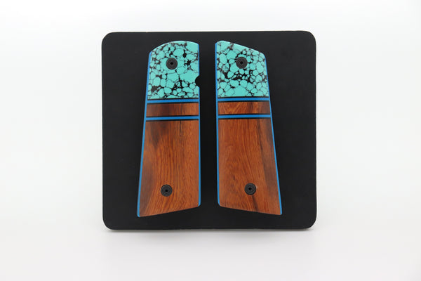 Segmented 1911 grip set full size