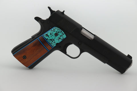 Segmented 1911 grip set full size