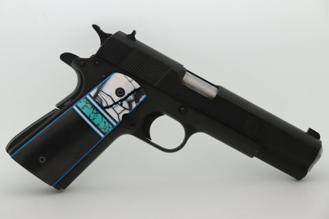 Segmented 1911 grip set full size