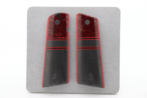 Segmented 1911 grip set full size